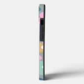 グルーヴィデイジーフラワーズグレーレトロボホフローラ Case-Mate iPhoneケース (裏面 / 左)