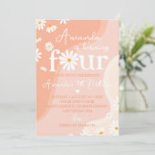 グルーヴィデイジー4th誕生日招待状 招待状 (スタンド正面)