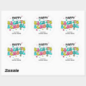 グルーヴィハピー新学期 ラウンドシール (シート)