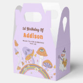 グルーヴィハロウィーンかわいい幽霊誕生日パーティー フェイバーボックス (オープン)