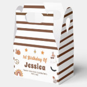 グルーヴィハロウィーンかわいい幽霊誕生日パーティー フェイバーボックス (オープン)