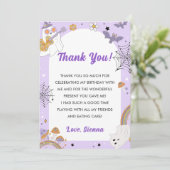 グルーヴィハロウィーンカワイイ幽霊 サンキューカード (スタンド正面)