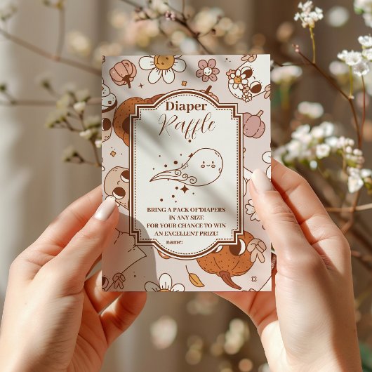 グルーヴィハロウィーンリトルブーベビーラッフルおむつ エンクロージャーカード