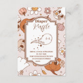 グルーヴィハロウィーンリトルブーベビーラッフルおむつ エンクロージャーカード (正面)