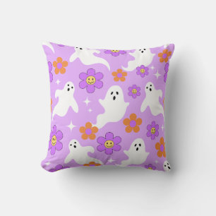 グルーヴィハロウィーンレトロ不気味デザイン クッション