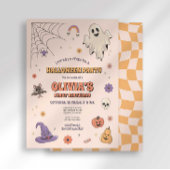 グルーヴィハロウィーン誕生日招待状 招待状