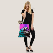 グルーヴィハワイアンサーファー60sレトロモノグラムビーチバッグ トートバッグ (モデル)