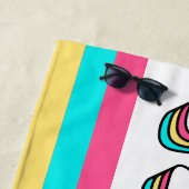 グルーヴィパーソナライズされたビーチタオル ビーチタオル (インサイチュ)