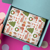 グルーヴィヒッピーレトロメリークリスマスサンタおもしろい 薄葉紙