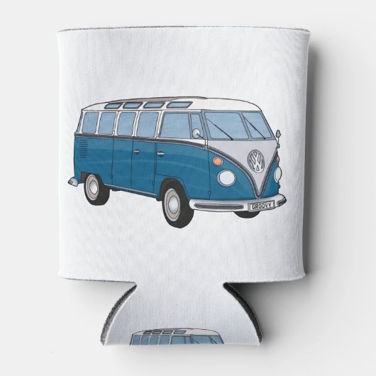 グルーヴィヒッピー・バン 缶クーラー (正面)