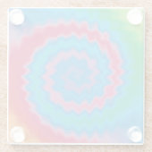 グルーヴィファンキーレトロ旋回パタカッコいいーンを絞る ガラスコースター (裏面)