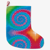 グルーヴィファンキーレトロ旋回パタカッコいいーンを絞る ラージクリスマスストッキング (正面)