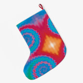 グルーヴィファンキーレトロ旋回パタカッコいいーンを絞る ラージクリスマスストッキング (裏面 (吊り時))