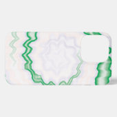 グルーヴィファンキーレトロ渦白を絞る iPhoneケース (裏面横)