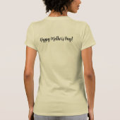 グルーヴィフラワーママ母の日 Tシャツ (裏面)
