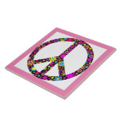 グルーヴィフローラ和平標識 タイル (側面)