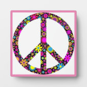 グルーヴィフローラ和平標識 フォトプラーク (正面)