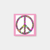 グルーヴィフローラ和平標識 ポストイット (正面)