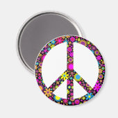 グルーヴィフローラ和平標識 マグネット (正面/裏面)