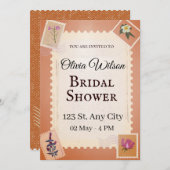 グルーヴィブライダルシャワー 招待状 (正面/裏面)