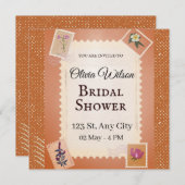 グルーヴィブライダルシャワー 招待状 (正面/裏面)