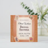 グルーヴィブライダルシャワー 招待状 (スタンド正面)