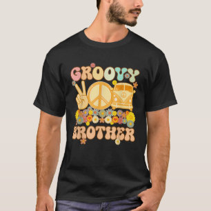 グルーヴィブラザーレトロマッチングファミリーベビーシャワー Tシャツ