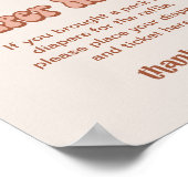 グルーヴィベビーおむつラッフルサイン ポスター (角)