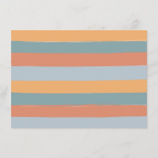 グルーヴィベビーアドバイスレトロサンシャインベビーシャワー アドバイスカード (裏面)