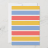 グルーヴィベビーヒッピー赤ちゃんシャワー招待状 招待状 (裏面)