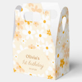 グルーヴィボホイエローデイジー誕生日パーティー フェイバーボックス (オープン)