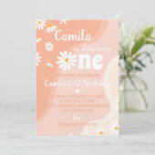 グルーヴィボホデイジー1st誕生日招待状 招待状 (スタンド正面)