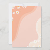 グルーヴィボホデイジー1st誕生日招待状 招待状 (裏面)