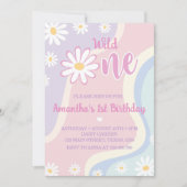 グルーヴィボホデイジー1st誕生日招待状 招待状 (正面)