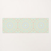 グルーヴィボホトリップ（幻覚体験）のようなパ予測できなステルカラフルマンダラ ヨガマット (裏面(横))