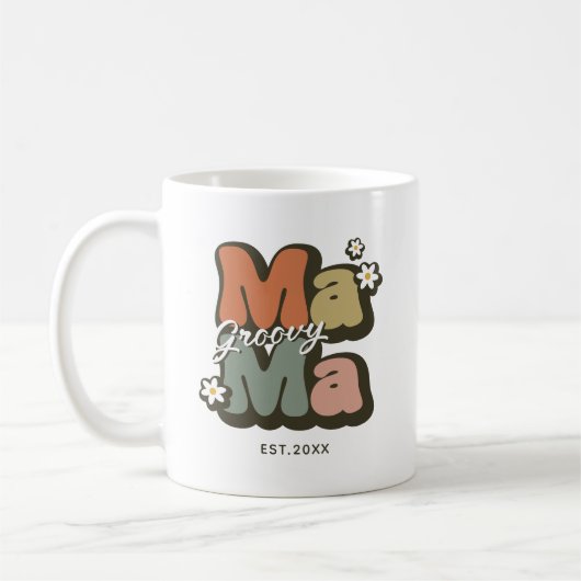 グルーヴィママレトロ コーヒーマグカップ (左)