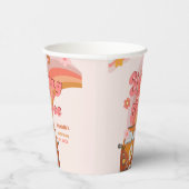 グルーヴィヤングワイルドアンドスリーピンクピーチバンデイジー 紙コップ (右)
