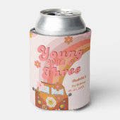 グルーヴィヤングワイルドアンドスリーピンクピーチバンデイジー 缶クーラー (缶正面)