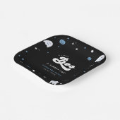 グルーヴィリトルブボーイハロウィーンベイビーシャワー幽霊 ペーパープレート (傾斜あり)