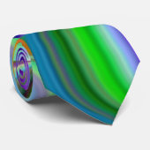 グルーヴィレインボーウェーブズデザインタイ ネクタイ (ロール)