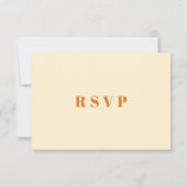 グルーヴィレインボー1970sスタイルボホデイジー結婚ズ 出欠カード (裏面)