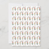 グルーヴィレインボー | 2nd誕生日 招待状 (裏面)