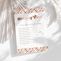 グルーヴィレトロガールズ誕生日トリビアゲーム