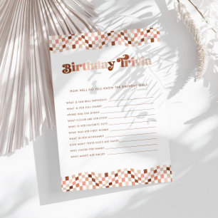 グルーヴィレトロガールズ誕生日トリビアゲーム