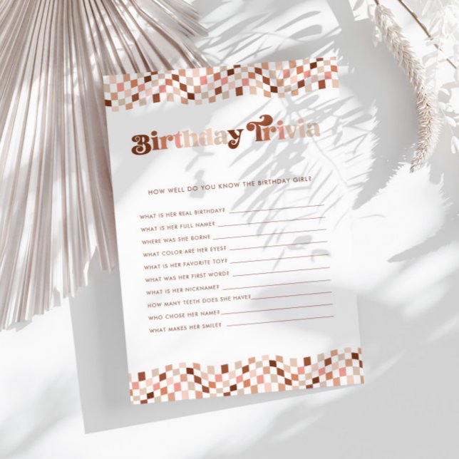 グルーヴィレトロガールズ誕生日トリビアゲーム (クリエイターアップロード済み)