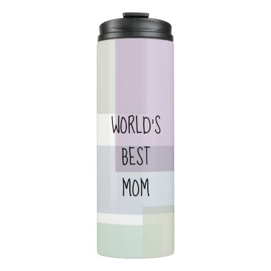 グルーヴィレトログリーンダスティブルーフローラ タンブラー (正面)