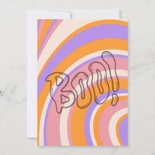 グルーヴィレトロコスチューム&カクテルハローウィンパーティ 招待状 (裏面)