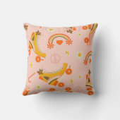 グルーヴィレトロスケート70ズホリデー装飾用クッション クッション (裏面)