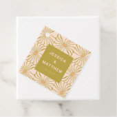 グルーヴィレトロチャートレーズボタニカルカスタムウェディング フェイバータグ (インサイチュ)