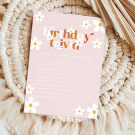 グルーヴィレトロデイジーガールズ1stバースデートリビア ノートカード